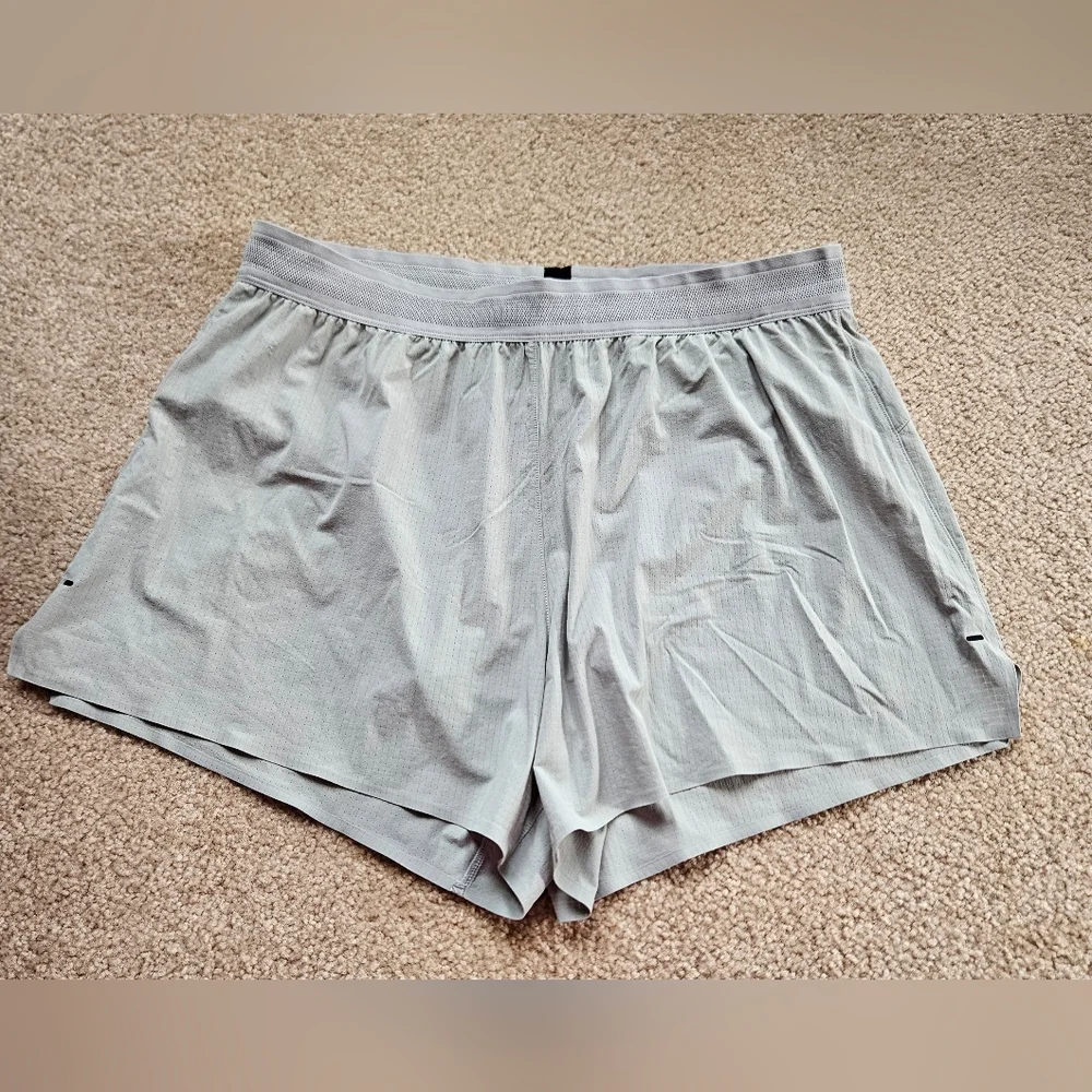 Women’s Athletic Shorts — Light Gray